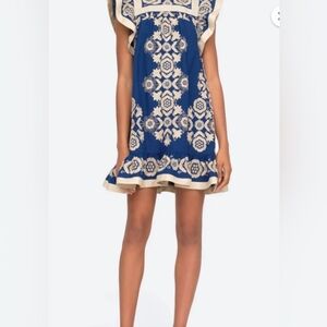 Sea New York Navy and Cream Dress